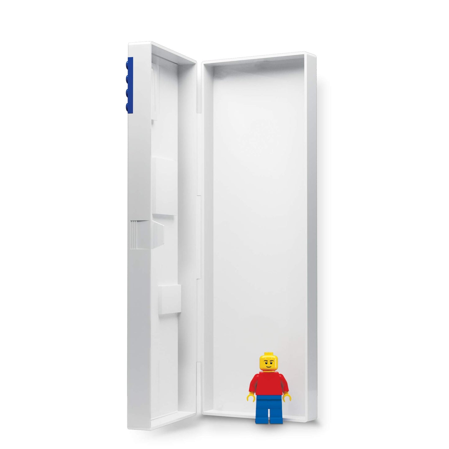Lego Stationery Pencil Box With Four Building Bricks And Lego Minifigure (Minifigure Colors May Vary)