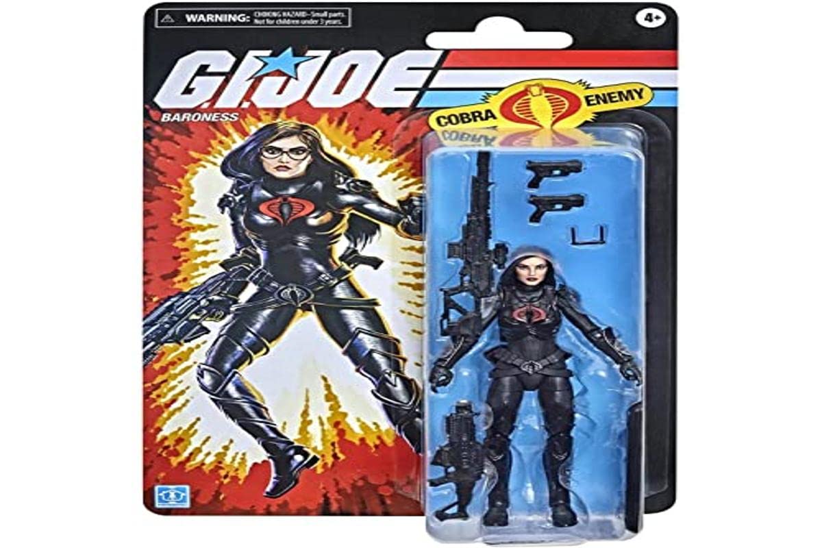 G.I. Joe Hasbro Classified Series Baroness Action Figure Playsets Toy, Multicolor, Single (F47625X00)