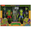 Neca Teenage Mutant Ninja Turtles 7' Scale Genghis & Rasputin Frog Collectible Action Figures Set
