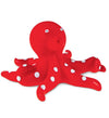 Dollibu Octopus Bath Buddy Squirter - Floating Red Octopus Rubber Bath Toy, Fun Water Squirting Bathtime Play For Toddlers, Cute