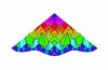 Dlx Delta 42-Inches Nylon Delux Delta Kite:Crystal