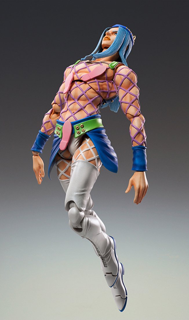 Medicos Jojo'S Bizarre Adventure: Part 6--Stone Ocean: Narciso Anasui Super Action Statue