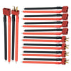 Nuofany 5Pairs T Plug Connector Female & Male with 12AWG 10cm Gauge Silicone for RC Lipo Battery Cable Drone Car