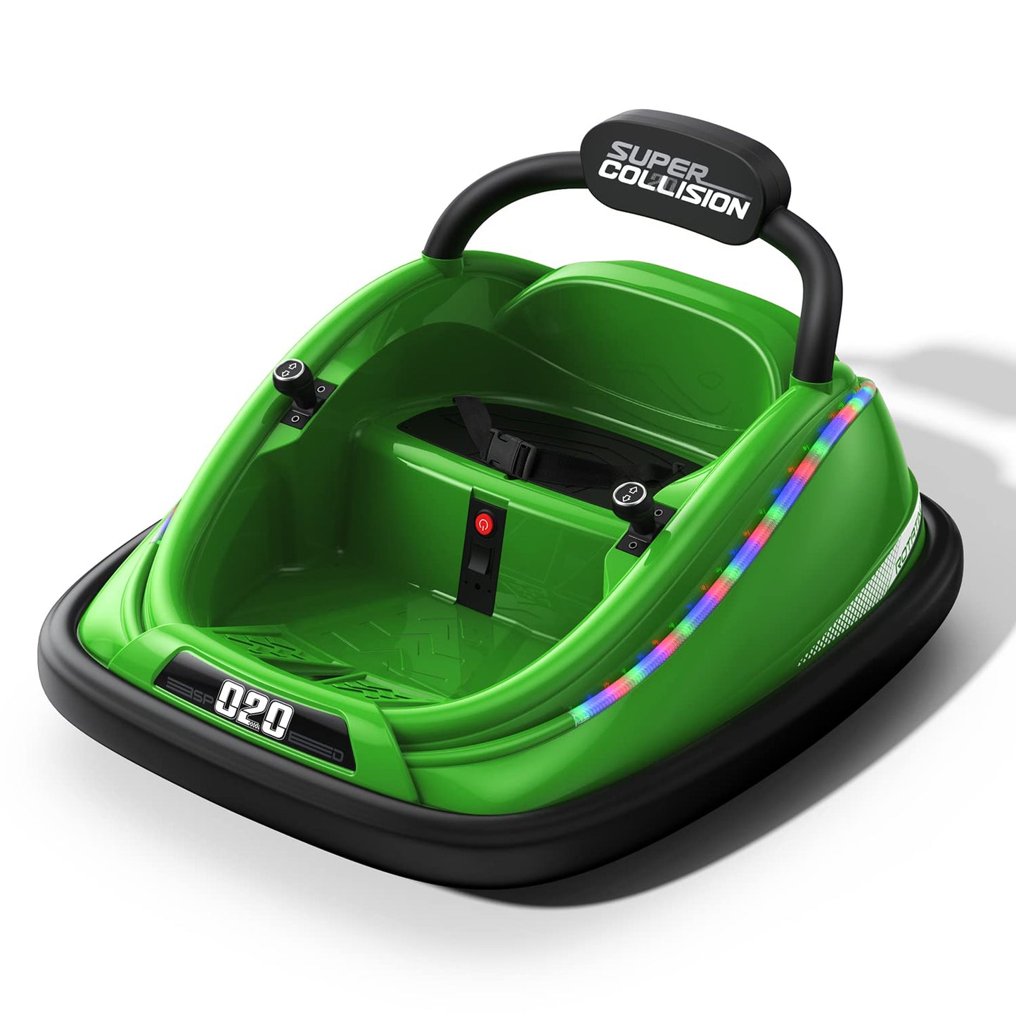 Powerwhale 12V Electric Bumper Car Ride Toy With Remote and Music Function for Toddlers Ages 1-6 - Birthday, Childrens Day, Chr