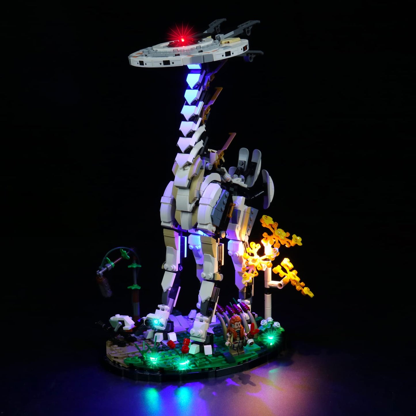 Brickbling Lights For Lego Tall Neck 76989 Building Set (Only Lights, No Lego), Diy Lighting Compatible With Lego Horizon Forbid
