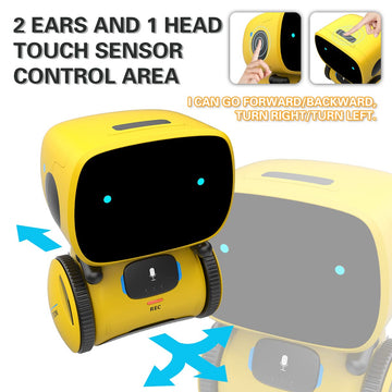 98K Robot Toy for Boys and Girls, Smart Talking Robots Intelligent Partner and Teacher with Voice Control and Touch Sensor, Sing