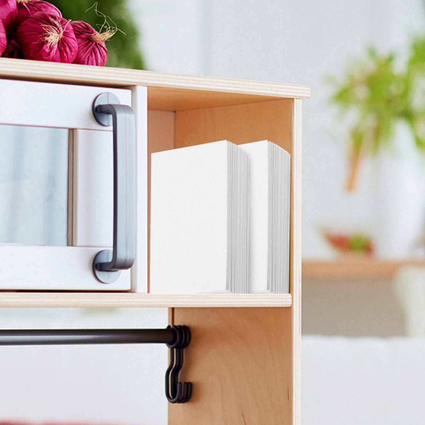 Gadpiparty 50 Pcs Miniatures Blank Books Dollhouse Books 1:12 Scale Mini Books Dollhouse Model Decoration Pretend Play Supplies