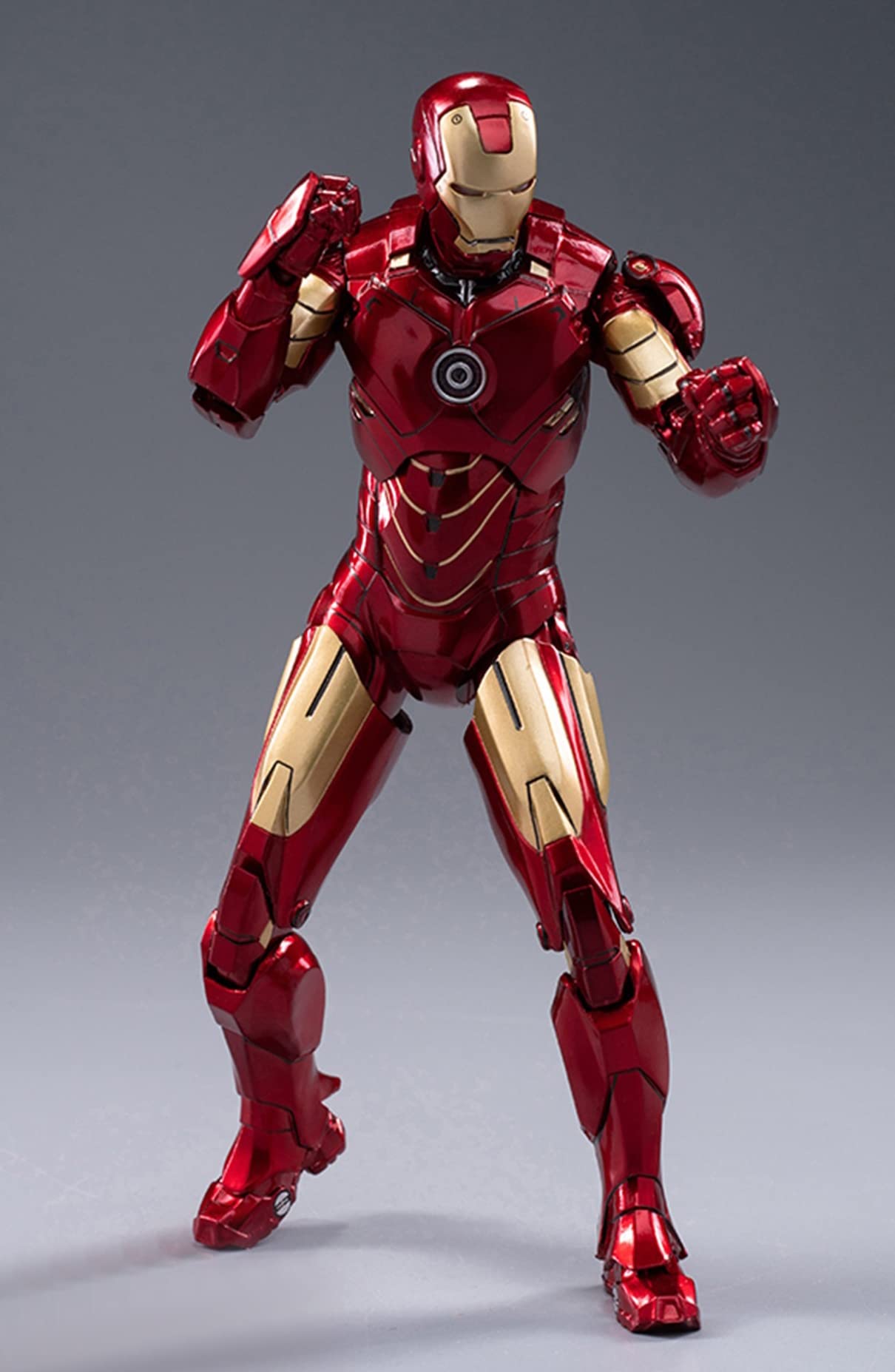 Ovonni 7 Inch Ironman Mk4 Action Figure,Deluxe Painting All Joints Movable Collectible Toy