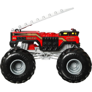 Hot Wheels Monster Trucks Oversized 5 Alarm 1:24 Scale Metal Large Model HNM77