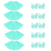 Bgfks Tutu Skirt For Girls,5 Pack Princess Party Favor Dress Skirt Set With Hairclips For 2-8 Years.(Mint Green)
