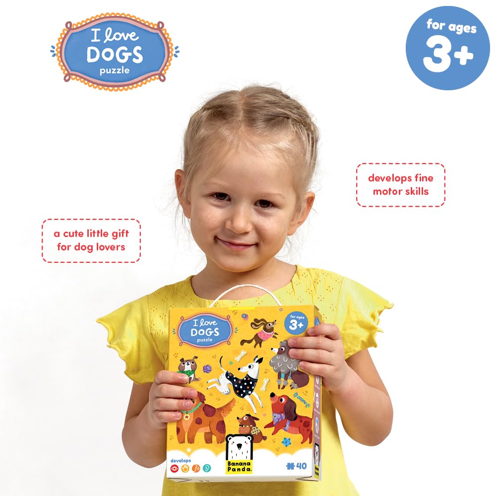 I Love Dogs Puzzle 3+ Floor Puzzle