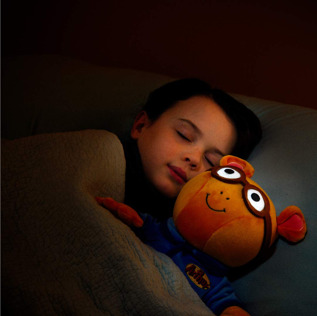 Mighty Mojo Plush Arthur The Aardvark Doll - Soft Blue Stuffed Toy for Kids - 15 Inches (Nighttime Arthur)