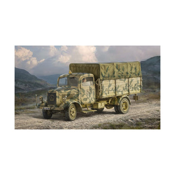 Italeri 6558S – 1:35 Mercedes Benz L3000, Building, Stand Model Making, Crafts, Hobby, Gluing, Plastic Kit, Unvarnished