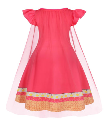 Wonderbabe Arabian Princess Costume For Girls Princess Dress Birthday Party Halloween Costume Cosplay Dress Up For Kids With Cap