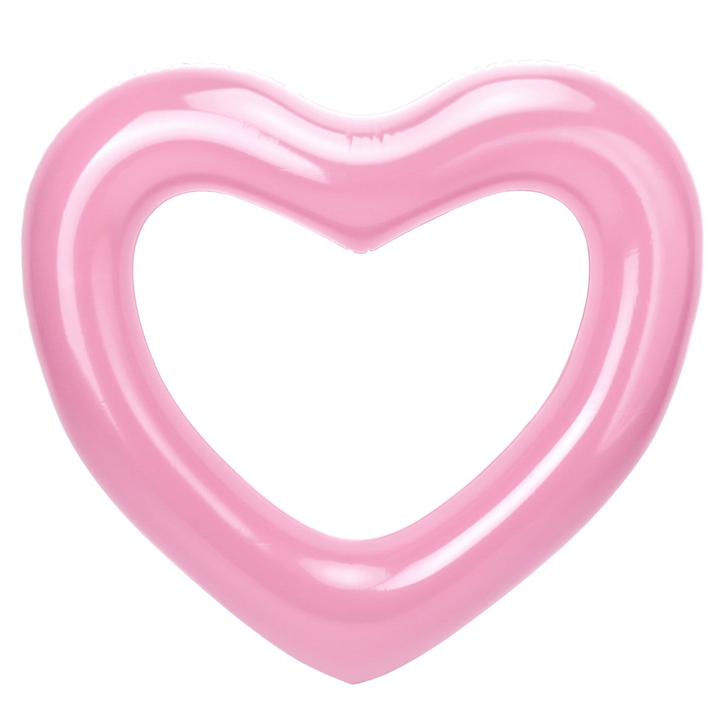 Moko Inflatable Pool Floats For Adults, Clearance Bachelorette Party Decorations Heart Shaped Swim Ring Summer Swimming Tube Water Fun Beach Wedding Pool Toys Swimming Circle, Rose Gold