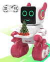Okk Robot Toys For Kids, Programmable Remote Control Robot, Interactive Toys With Coin Bank, Smart Robot With Led And Tray, Walking Talking Singing Dancing Robot Gift For Boys Girl(Pink)
