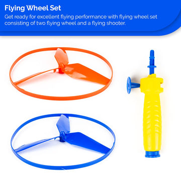 Ratna s exciting Flying Rotor Wheel for Kids to Make Their Playtime Fun. This wheele can Catch up The Height Approx. 40 ft. (Mul