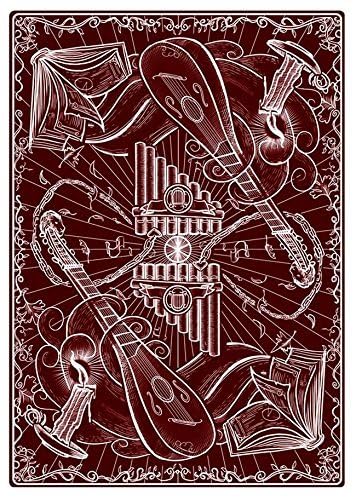Albino Dragon The Name Of The Wind Playing Cards - Unlimited