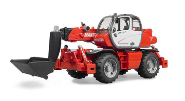 Bruder MRT 2150 Manitou Telescopic Loader - Multicolour, ABS Material, Model 02129