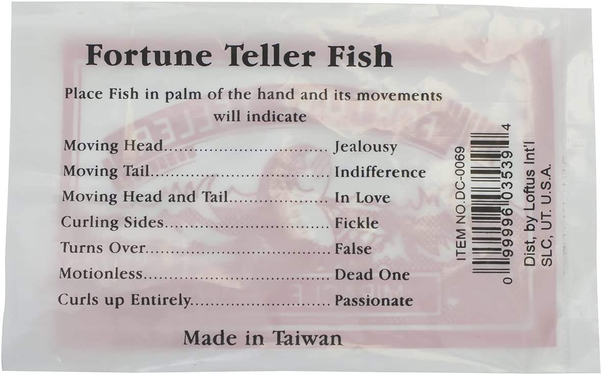 Howboutdis Fortune Teller Fish, 144 Pack, Party Favor, Class Prize