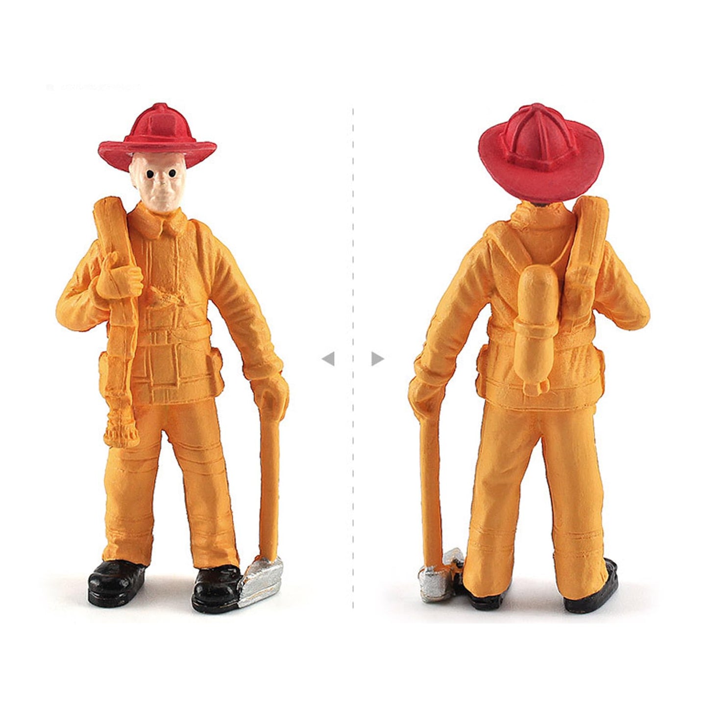 Onest 9 Pieces Little People Figurines Hand Painted People Action Figures Toys Realistic Detailed Policeman Pilot Fireman Mailman Chef Figurine Model Toys For Kids Toddlers