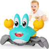 Funmission Crawling Crab Baby Toy, Infant Tummy Time Toys For 3-6 Year Olds With Music And Led Light, Sensory Toys For Babies To