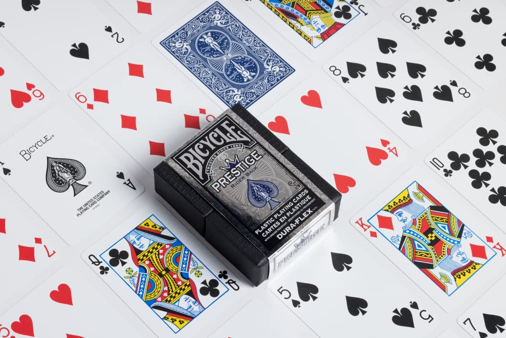 Bicycle Prestige Plastic Playing Cards - Multicoloured, Model 1020579, Durable Material