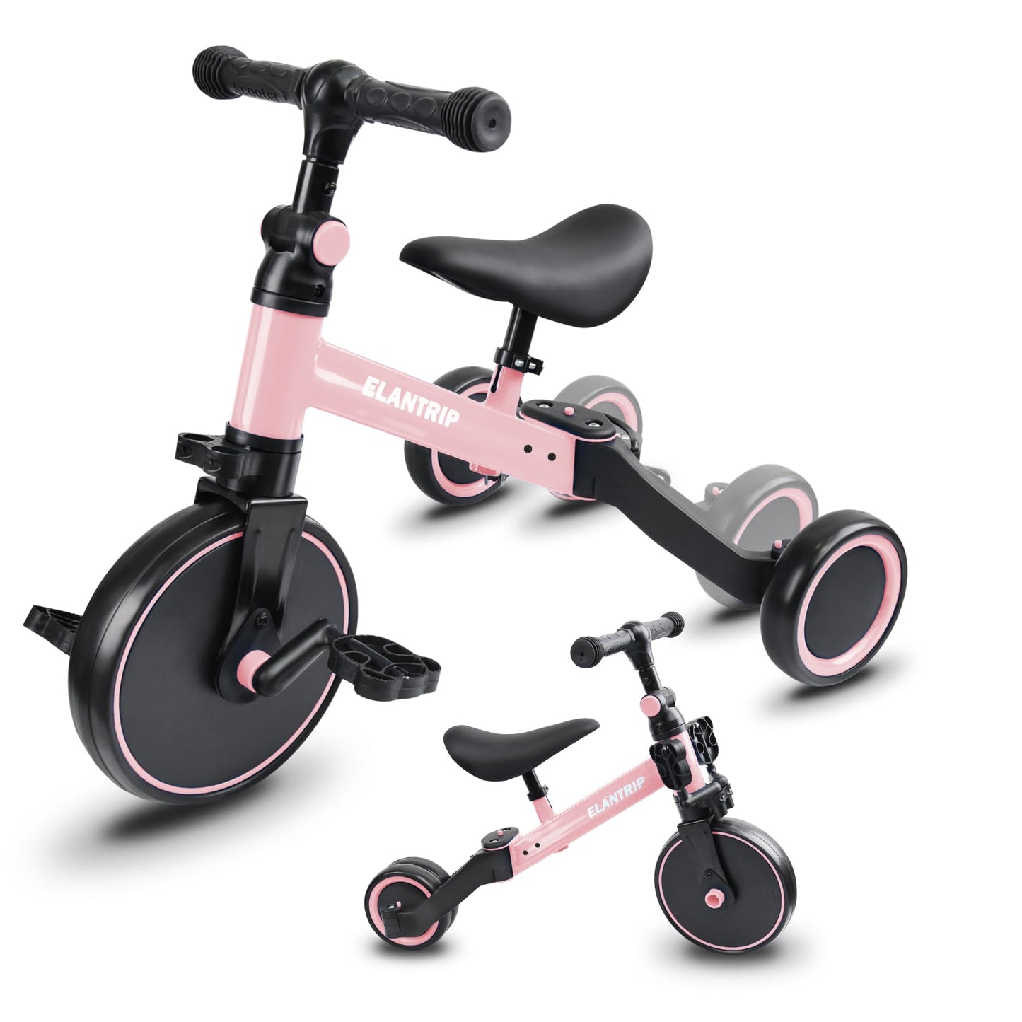 Elantrip 5 in 1 Balance Bike for 1 to 3 Years Old Kids,Toddler Tricycle Kids Trikes Tricycle, Best Toys for Boy & Girl, Balance