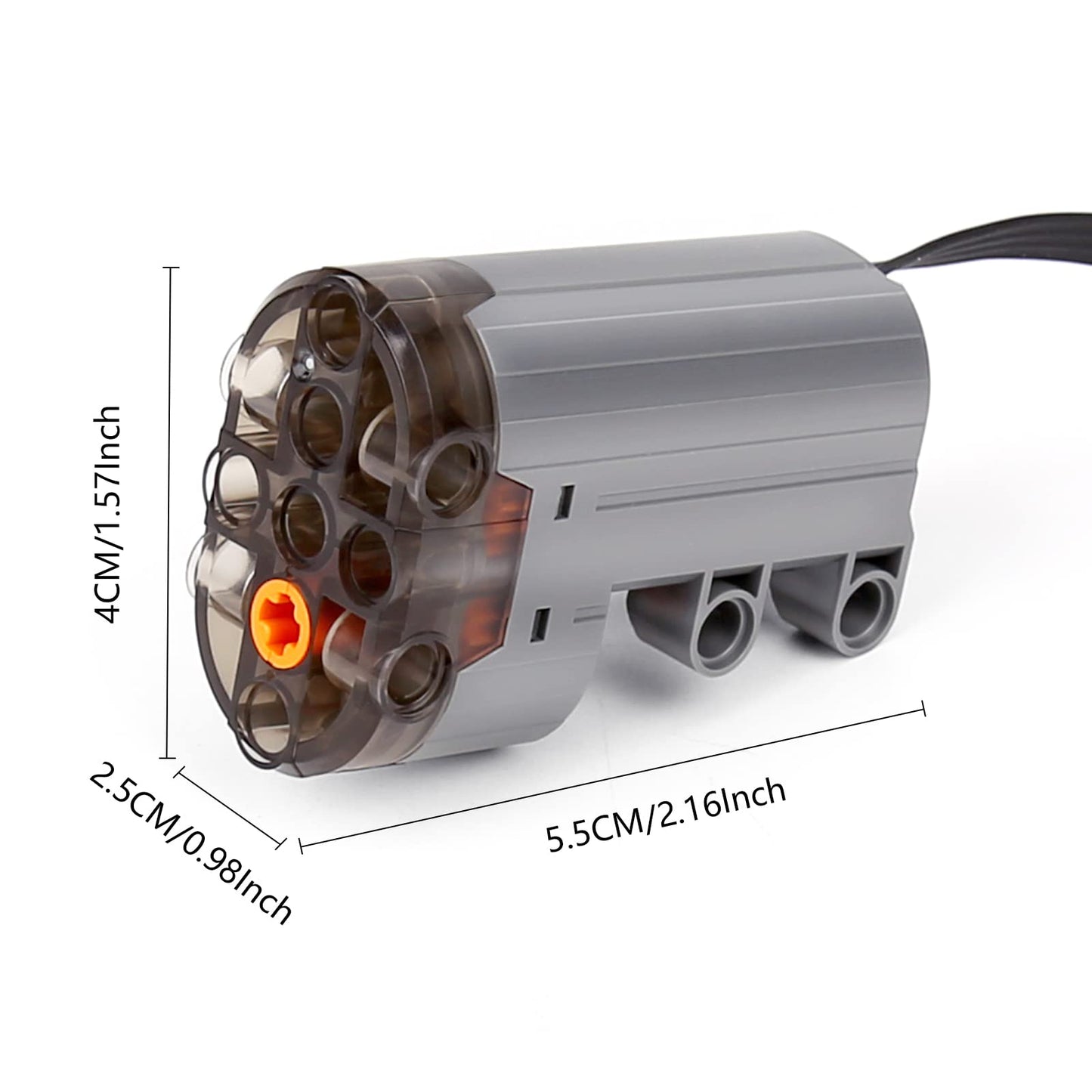 Mould King M0005 Servo Motor - Power Function Accessory for Remote Control Electric Toy & Building Set, Compatible with Technik