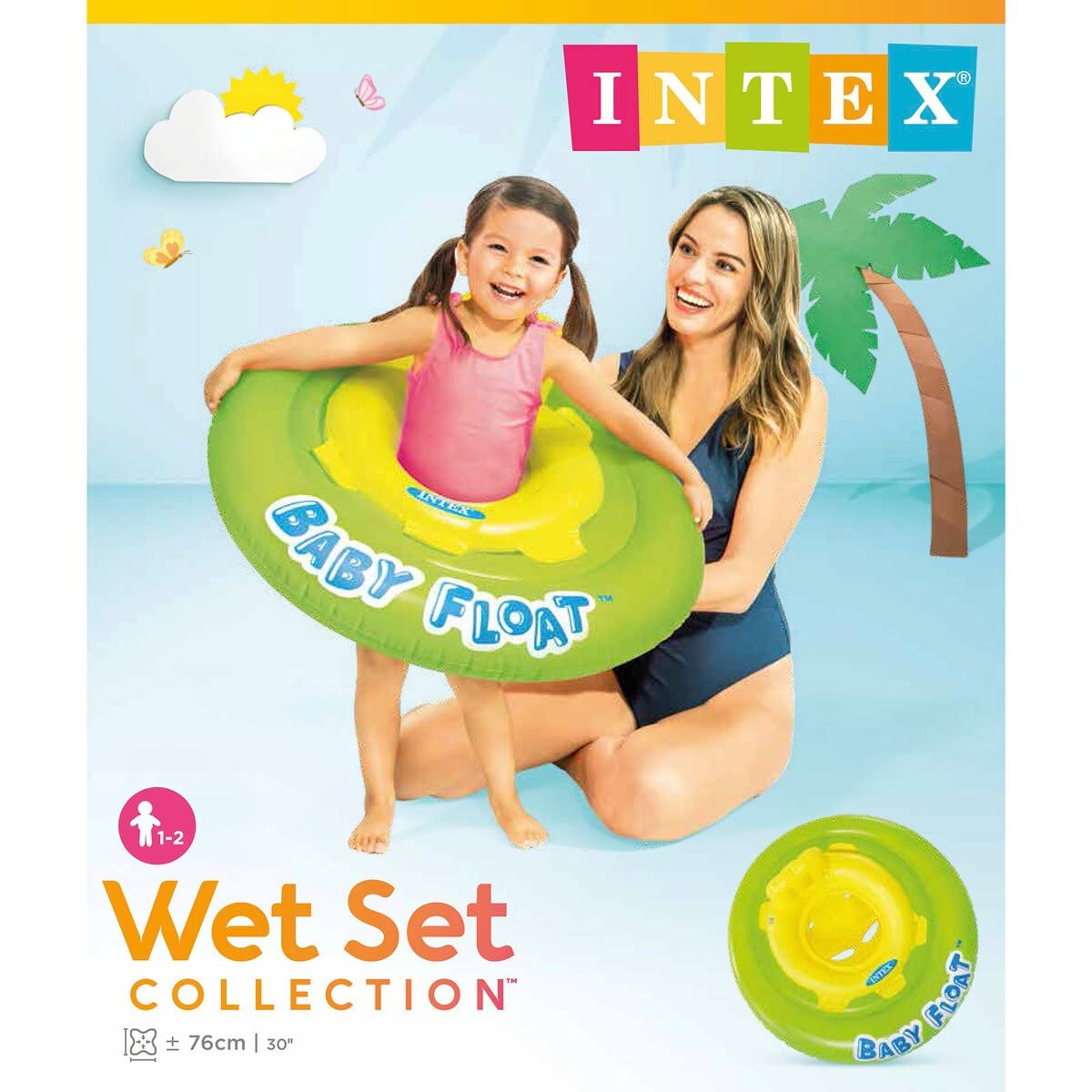 Intex 56588Ep Inflatable Baby Float For Age 1-2