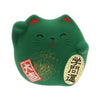 Kotobuki Maneki Neko Charm Gakumon-Un Collectible Figurine, Academic Achievement, Green