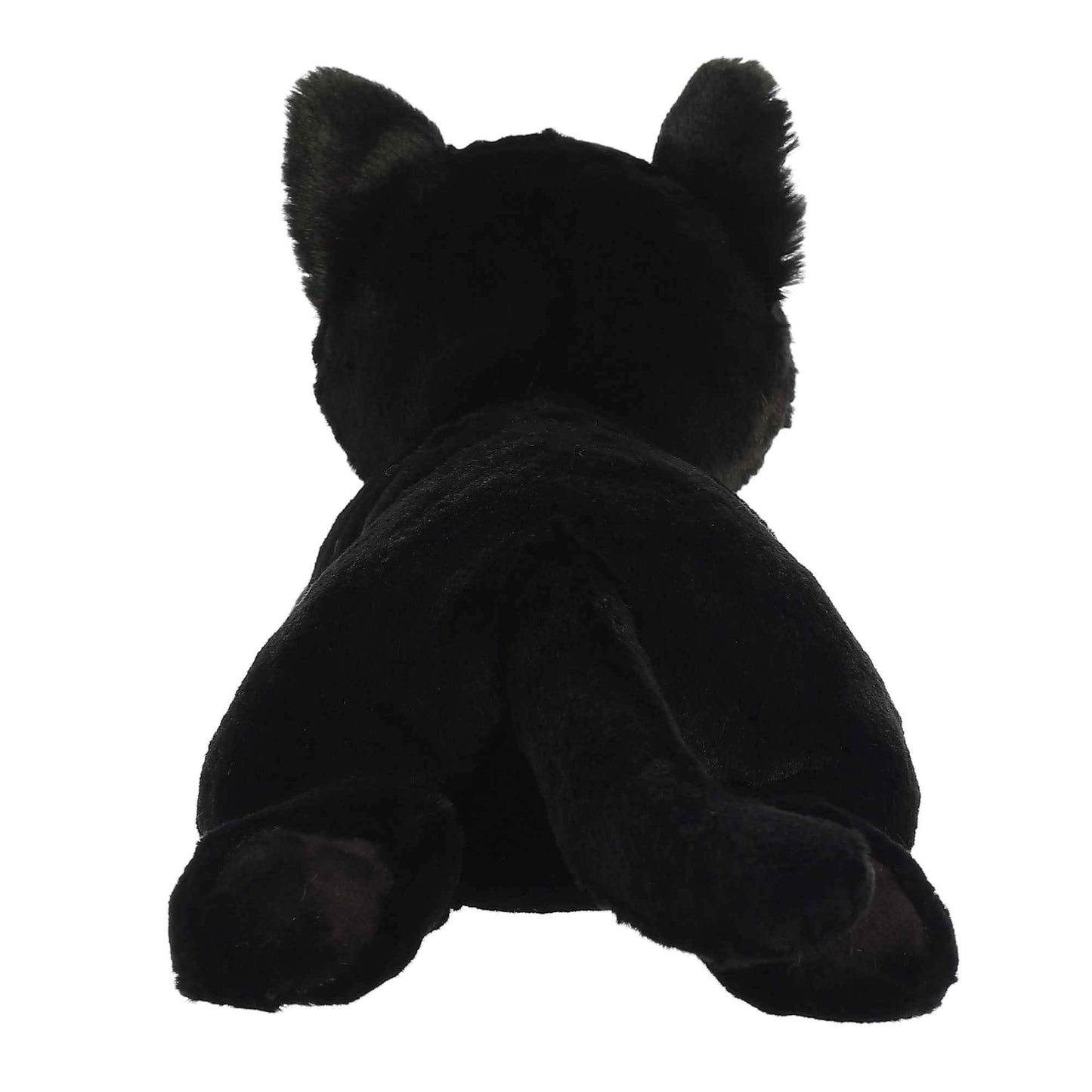 Aurora® 12 Adorable Flopsie™ Twilight Cat™ Stuffed Animal - Black Plush Toy - Perfect Companion for Kids