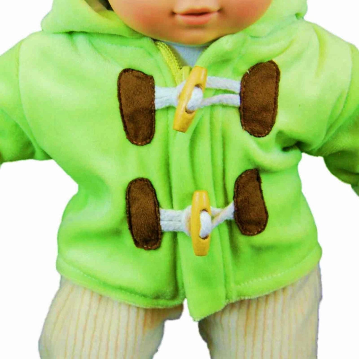 The Queen'S Treasures 15 Inch Doll Clothes Designed For Use With Bitty Baby Dolls, Green & Cream Overalls, Shirt, Jacket & Shoes, Compatible With American Girl'S Bitty Baby Twins