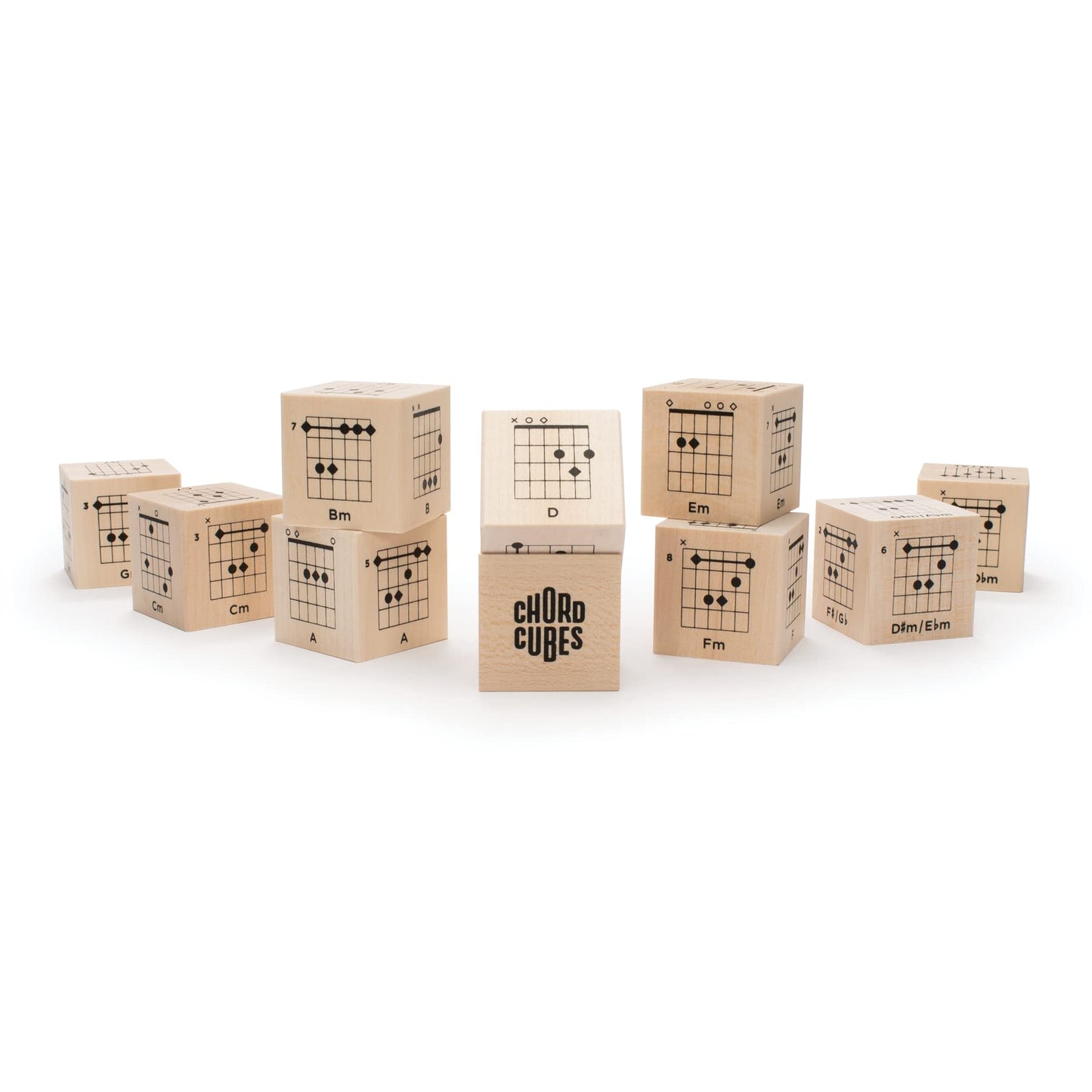 Uncle Goose Chord Cubes Guitar Blocks - Made In The Usa