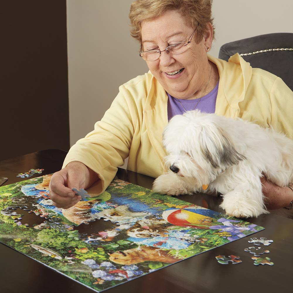 White Mountain 500 Piece Jigsaw Puzzle - Coffee & Cake, Engineered Wood, Sweets & Muffins Design