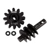 INJORA Underdrive Gears Differential Axle Steel Gears 1/12T Steel Worm Gears Upgrade Parts for AX24 SCX24 C10 JLU Gladiator Bron