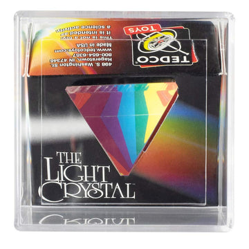 TEDCO Light Crystal Prism - Clear Medium Decorative Accent for Home, Office, and Events