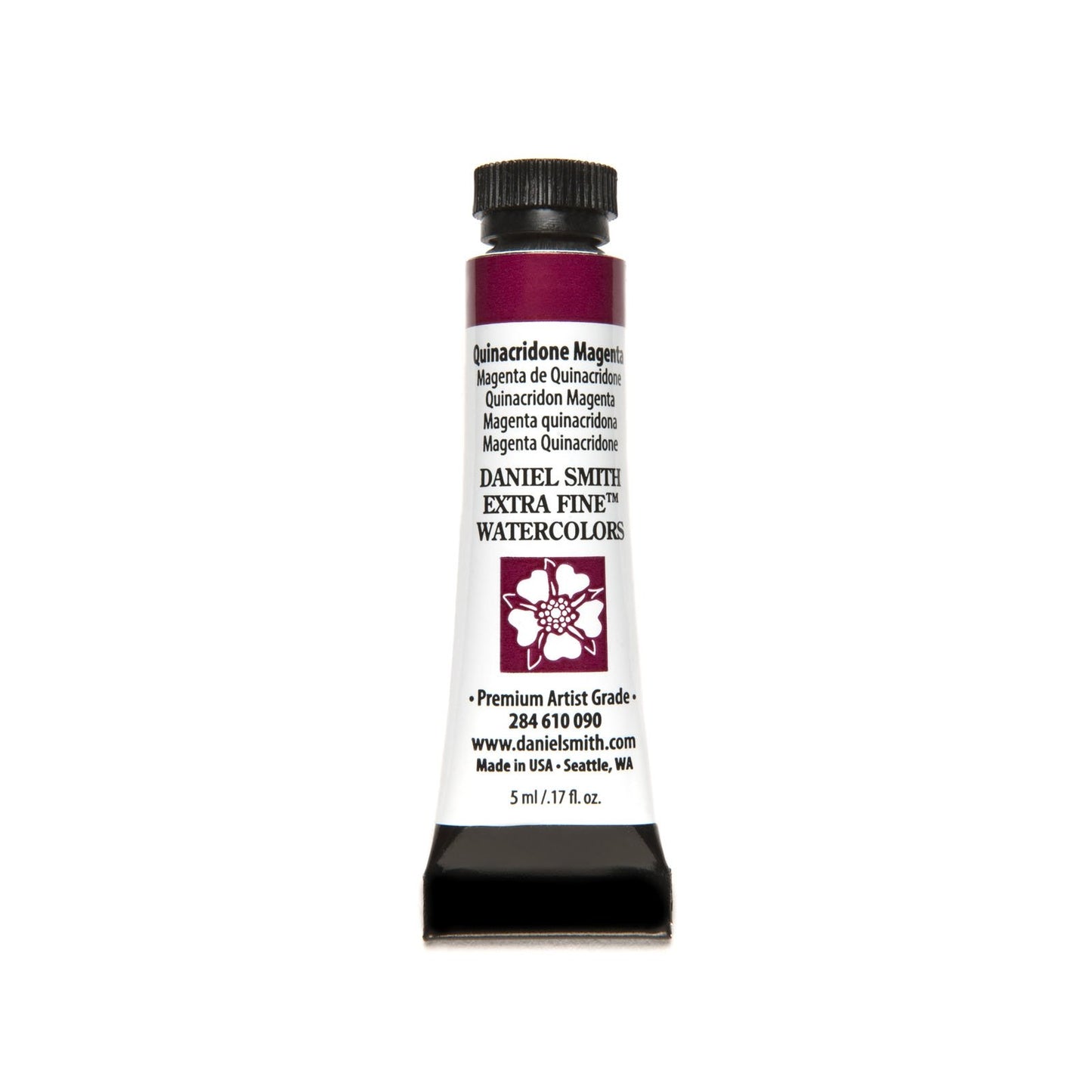 Daniel Smith Extra Fine Watercolor Paint, 5Ml Tube, Quinacridone Magenta, 284610090, 0.17 Fl Oz (Pack Of 1)