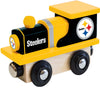 Masterpieces Nfl Pittsburgh Steelers Real Wood Toy Train, For Ages 3+, Black