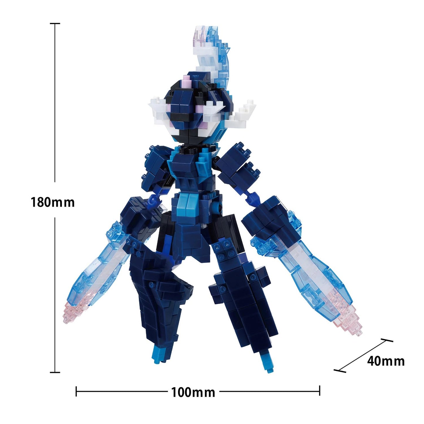 Nanoblock - Pok Mon - Ceruledge, Pok Mon Rs Series Building Kit