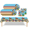DXRZYS 41 pcs Themed Party Supplies, 20 Plates, 20 Napkins and 1 Tablecloth, Birthday Party Decorations for Boys and Girls