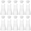 Bouiexye 10 Set Kids Apron and Chef Hat Set Children Apron Adjustable with 2 Pockets Children Chef Painting for Cooking Baking P