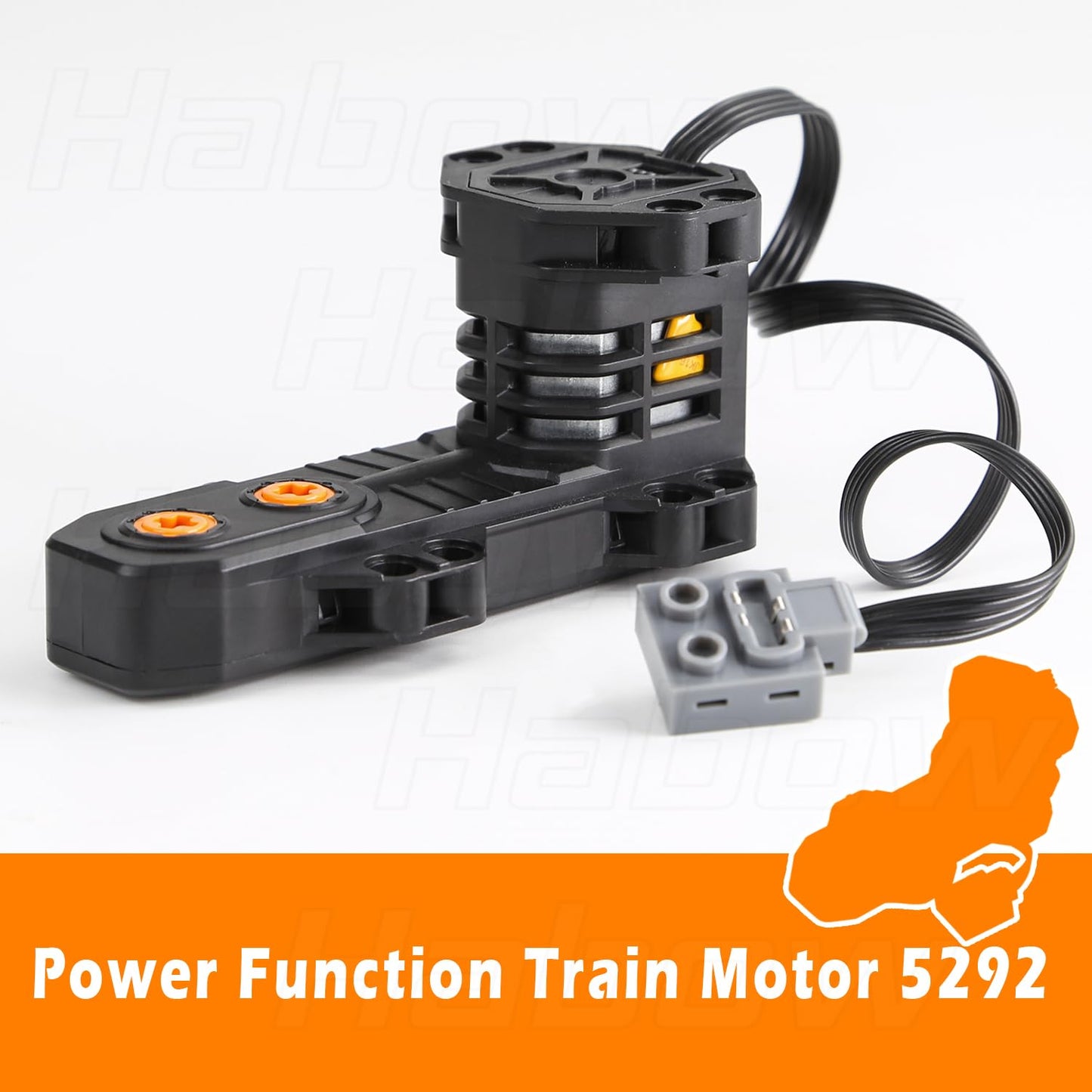 Habow Technic Power-Functions Buggy-Motor 5292 (2 Pieces) Compatible with Lego-Motor MOC Technic Parts