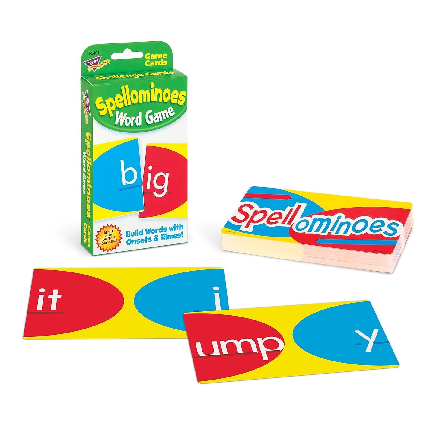 Trend Enterprises T-24010-6 Challenge Cards Spellominoes - 6 Each