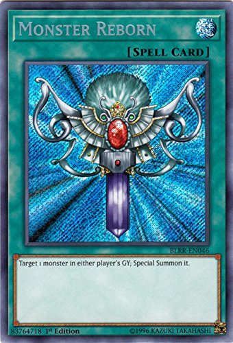 Yu-Gi-Oh! - Monster Reborn - Blrr-En046 - Secret Rare - 1St Edition - Battles Of Legend: Relentless Revenge
