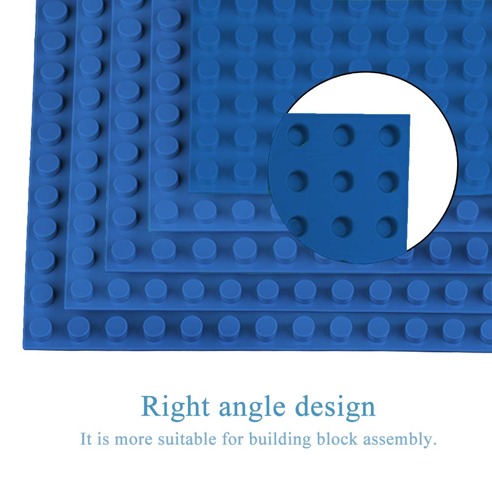 8 Pack Peel And Stick Baseplates, Stickers Baseplates, Compatible With All Major Brands - 10 Inch X 10 Inch (8 Green)