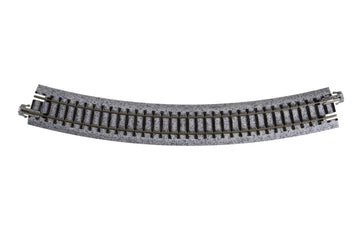 Kato USA Model Train Products Unitrack, 348mm (13 3/4'') Radius 30-Degree Curve Track (4-Piece)