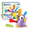 Learning Resources Pedro the Fine Motor Peacock - 6 Pieces Montessori Toys for Toddlers, Develops Fine Motor Skills, Multi, LER9094