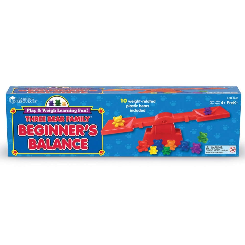 Learning Resources Beginner's Balance Toy, Multi-color, Plastic, Model LER0740