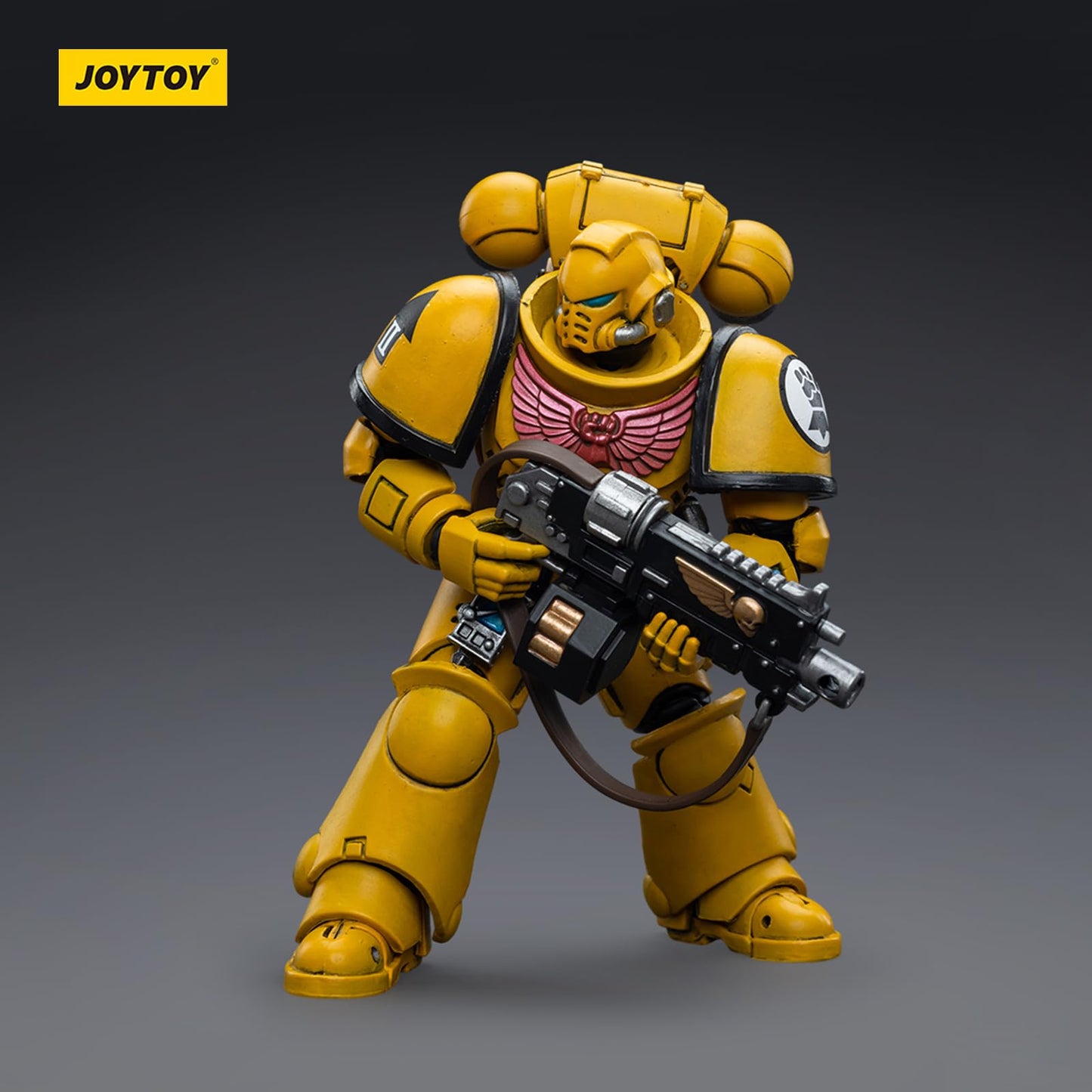 Joytoy Warhammer 40K Imperial Fists, Imperial Fists Intercessors 1/18 Action Figure Model
